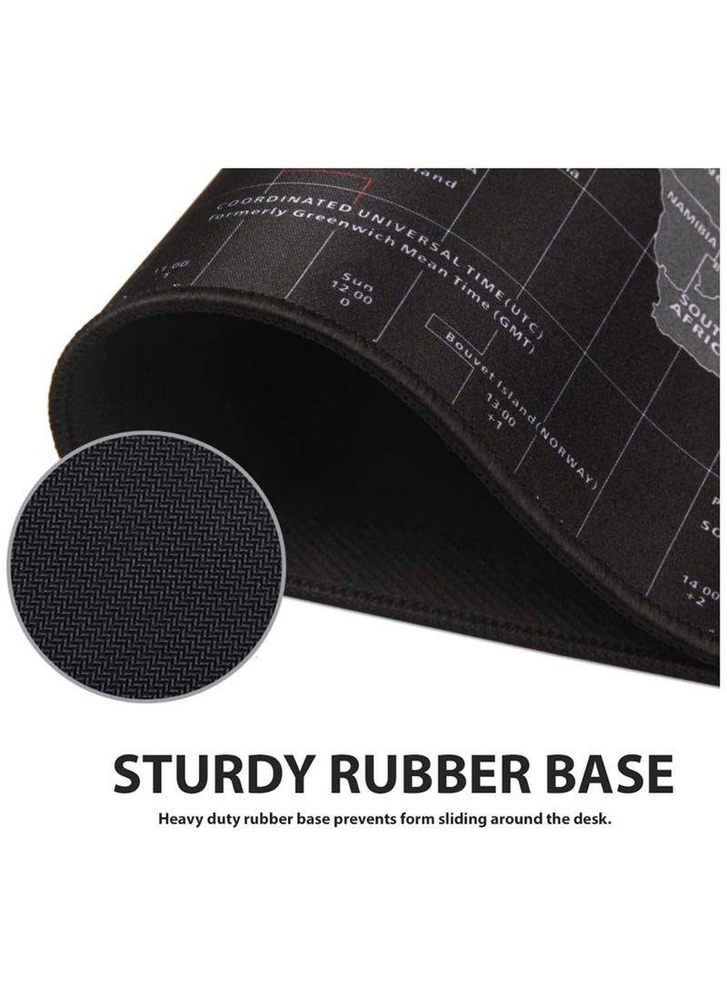 Generic - World Map Gaming Mouse Pad - 700*300 mm Thick 3mm XXXL Extended Size - Anti Slip Base - Speed Edition - Image 1
