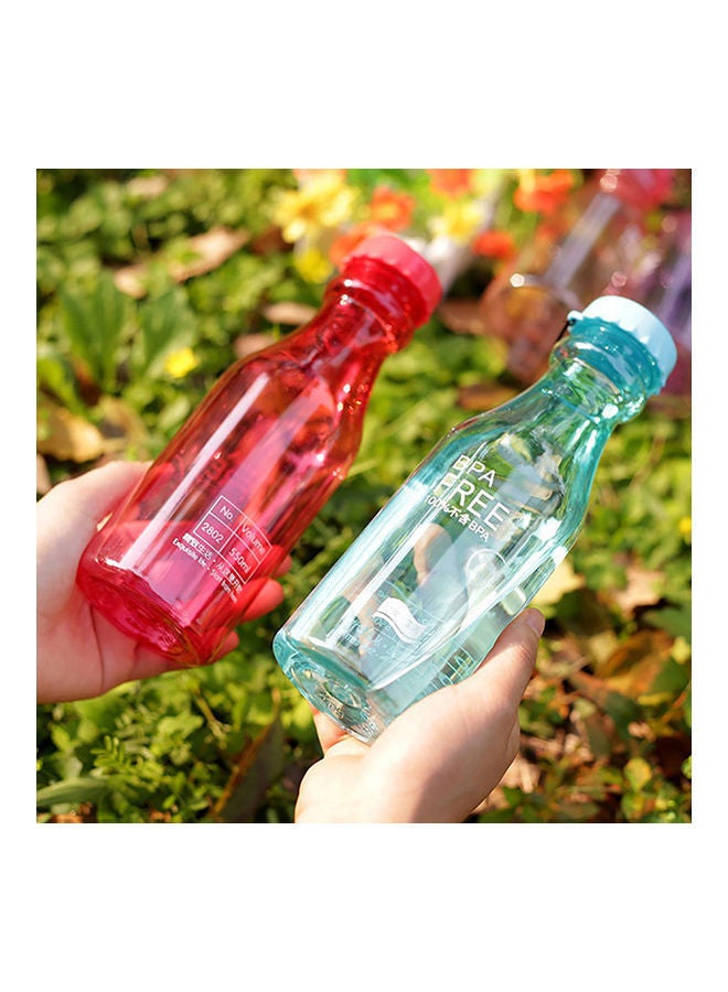 NIBEMINENT 500ml Portable Candy Color Clear Travel Sport Fruit Juice Cup Water Bottle Gift 20*10*20cm  - Image 5