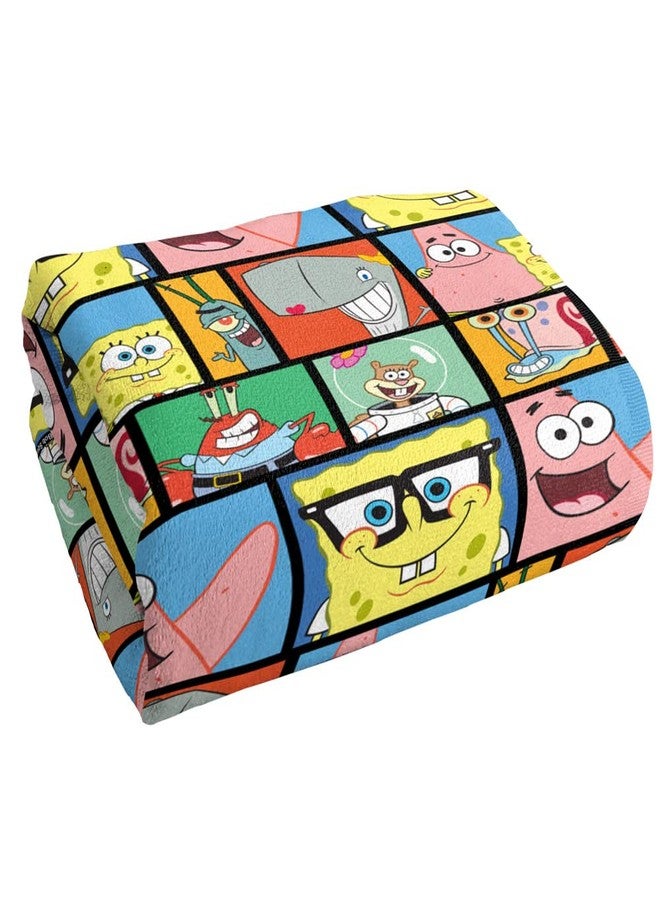 LOGOVISION Spongebob Beach Towel, 30"x60", Spongebob Tile Pattern Beach Towel - Image 3