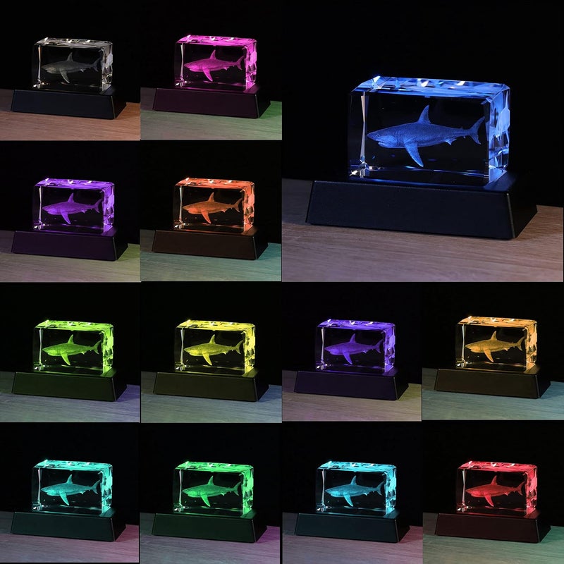 Qianwei 3D Solar System Crystal Ball Night Light 80mm, K9 Crystal Planet Model with 6-Mode Color Changing LED Base, Laser Engraved Galaxy Lamp for Bedroom Desk Decor, Astronomy Space Gift for Kids and Adults - Image 2