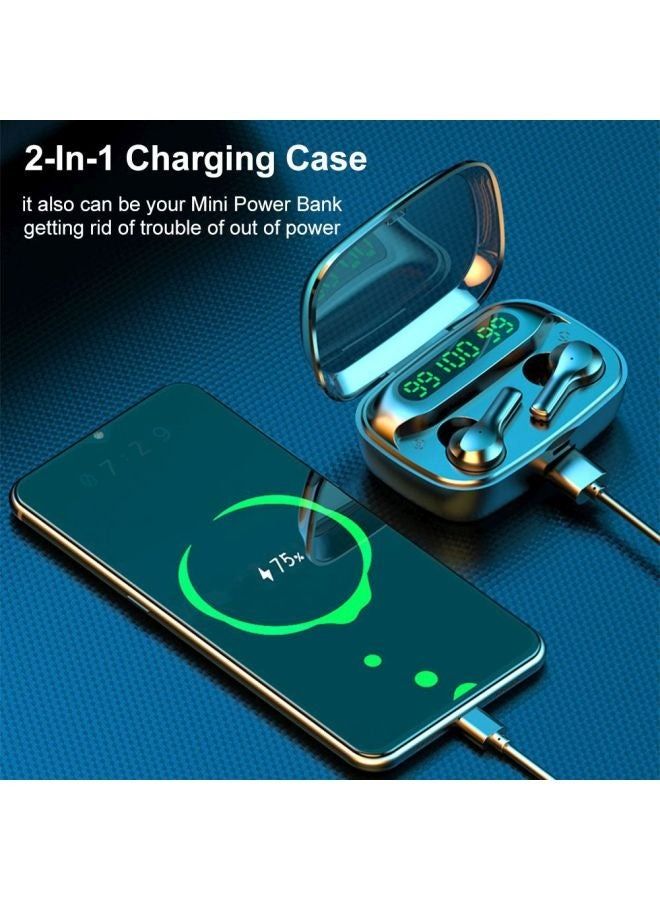 R3 Wireless In-Ear Earbuds With Charging Case Black - Image 3