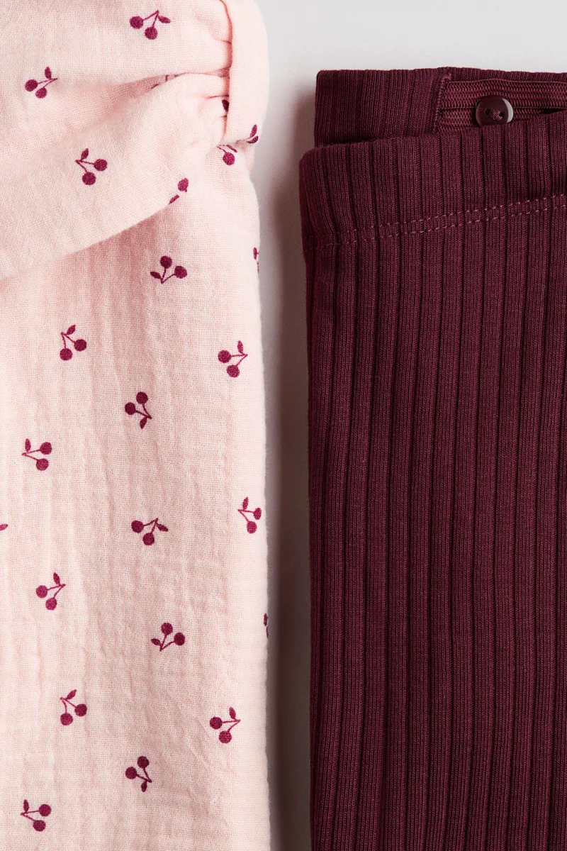 H&M 2-piece blouse and leggings set