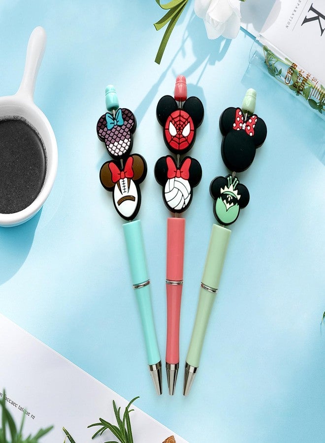 Hedbitoyo Cartoon Christmas Focal Silicone Beads, Cute Beads for DIY Crafts Jewelry Necklaces Bracelets Keychain Pen Making (I) - Image 2