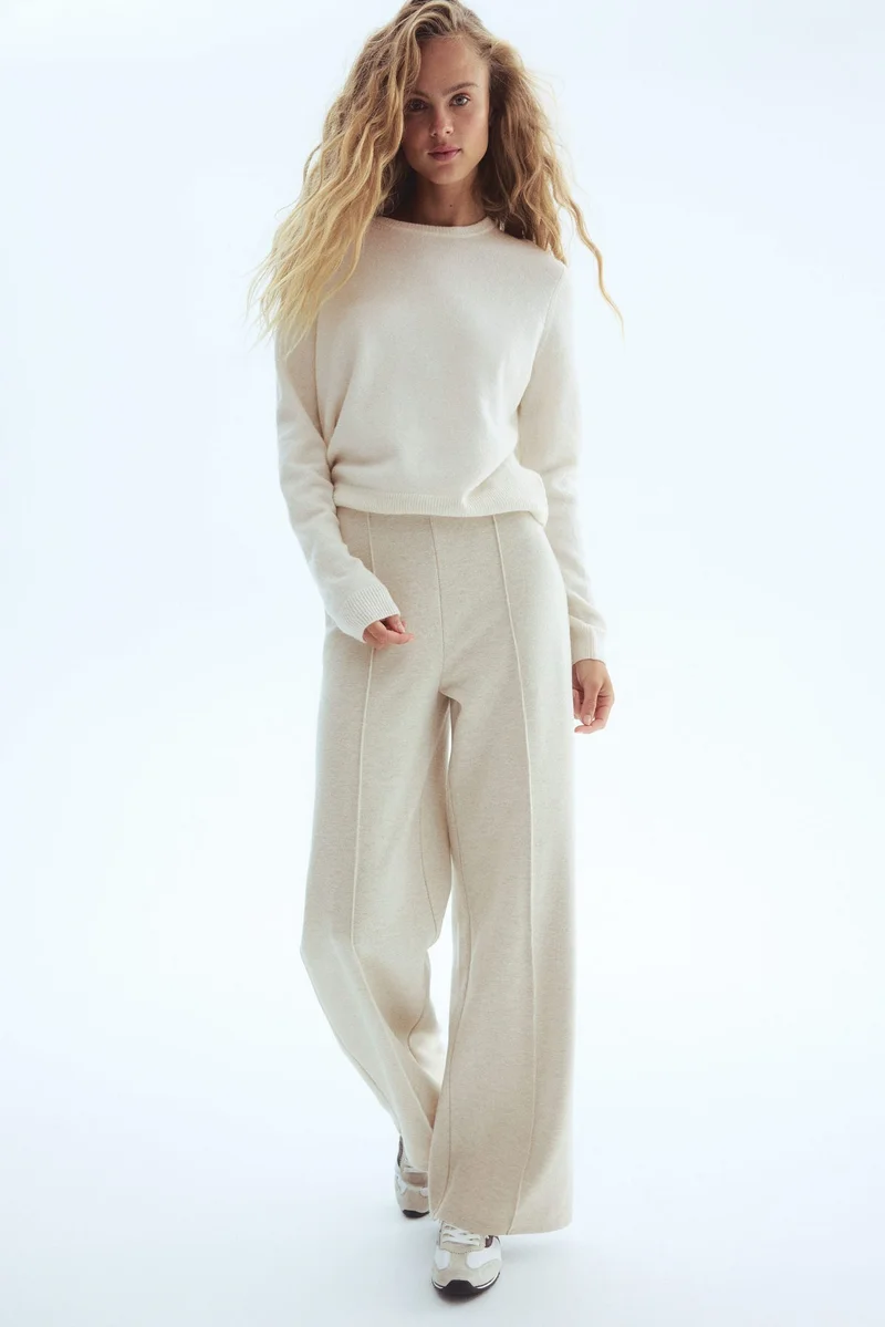 H&M Fine-knit trousers