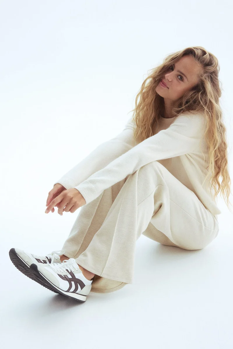 H&M Fine-knit trousers