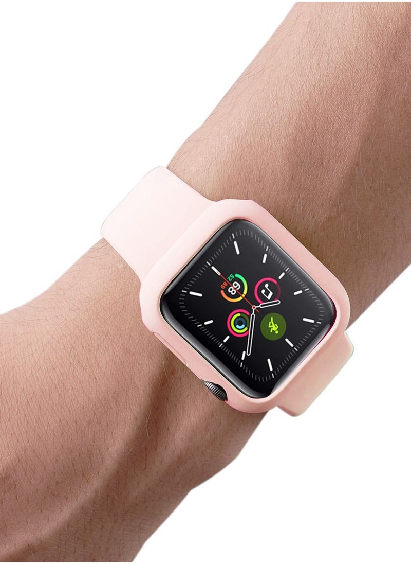 GULFLINK - Silicone Watchbands 200mm Length with Protective Case Cover for Apple iWatch 7 41mm - Image 1