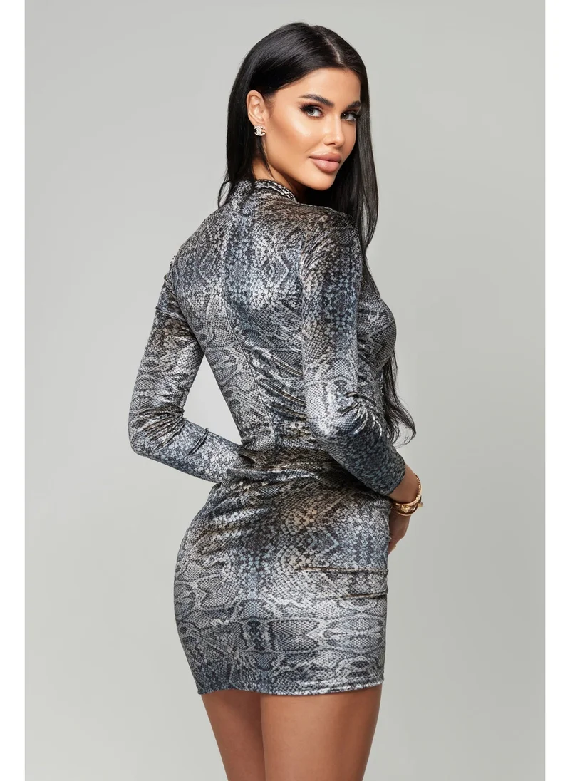 Anita's Unapologetically Me Snake Dress