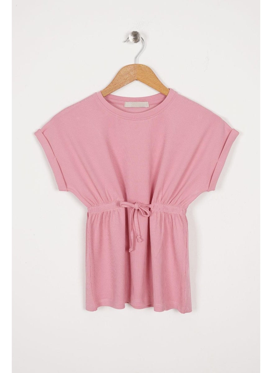 WEWE Crew Neck Pink Color Girls Thai Suit  - Image 2