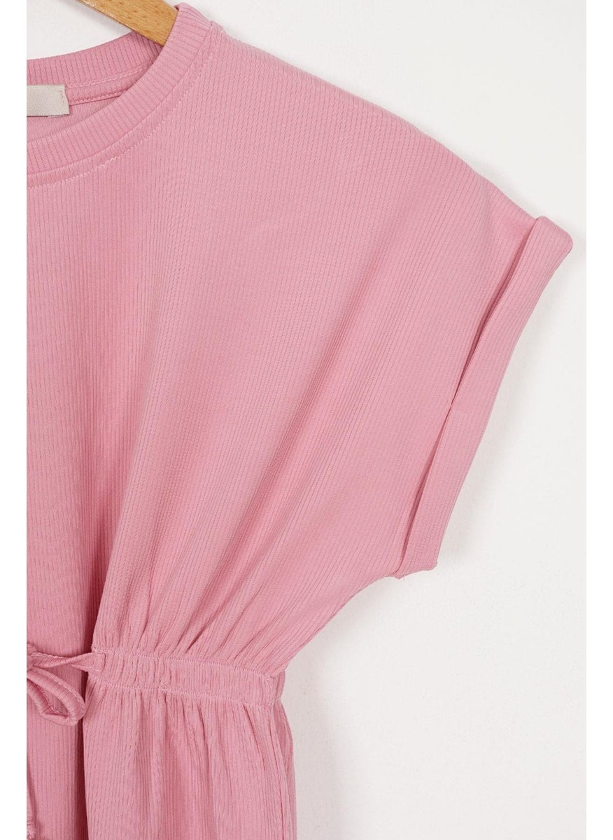 WEWE Crew Neck Pink Color Girls Thai Suit  - Image 4