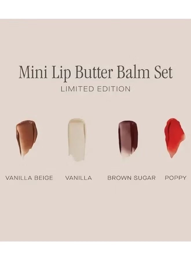 SUMMER FRIDAYS The Mini Lip Butter Balm Set,Hydrating & Shiny Lip Treatment, 4 X 5g - Image 3