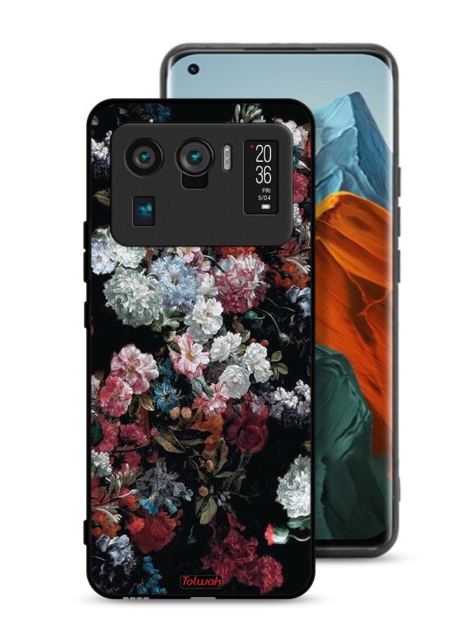 Tolwak Xiaomi Mi 11 Ultra Protective Case Cover Vintage Roses - Image 1