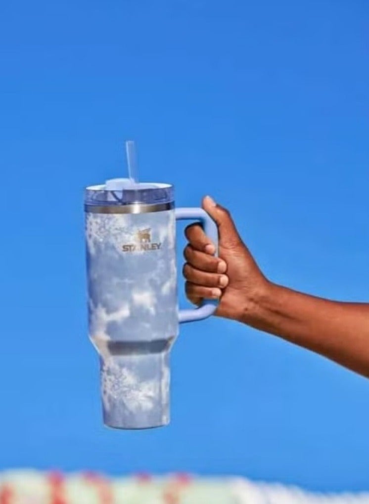 Stanley Stanley Quencher H2.0 FlowState™ 40oz Stainless Steel Vacuum Insulated Tumbler with Lid and Reusable Straw – Limited Edition Thermobecher, Keeps Drinks Cold for 48 Hours or Hot for 12, Leak-Resistant, Eco-Friendly Travel Cup for Water, Coffee, Smoothies & More  - Image 5