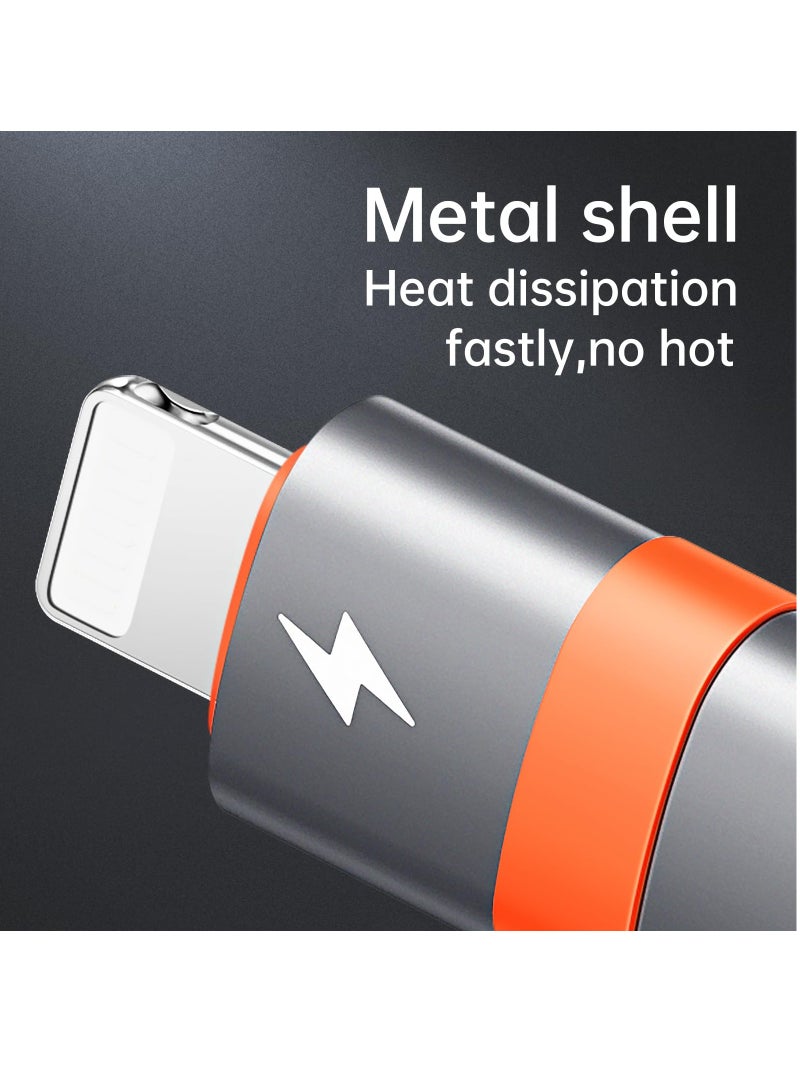 KASTWAVE USB C to Ligtning Adapter,36W Type C to Lightn-ing Adapter PD Fast Charging for Phone 14/13/12/11/XS/XR/SE/AirPods,Fits Original MacBook USB C Charger Adapter, Support Data Transmission - Image 4