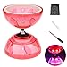 HenMerry Diabolo Chinese Yoyo Set Triple Bearing Diabolo Chinese Yoyos Juggling Toys with Colorful LED Diabolo with Diablo Sticks Diabolo StringNet Bag Easier Start Faster StableLasts Longer Red - Image 2
