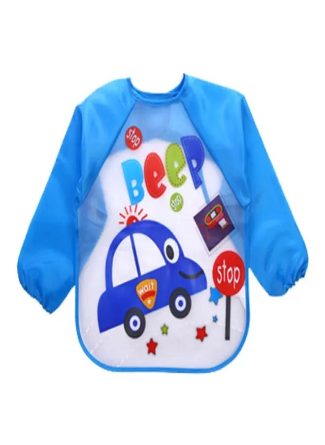 Fatah One Pc Of Baby Waterproof Food Bibs Suit - Long Sleeve Shapes  - Image 2