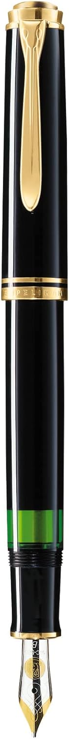 PELIKAN Souveran Fountain Pen Extra Fine Black 980110 - Image 1