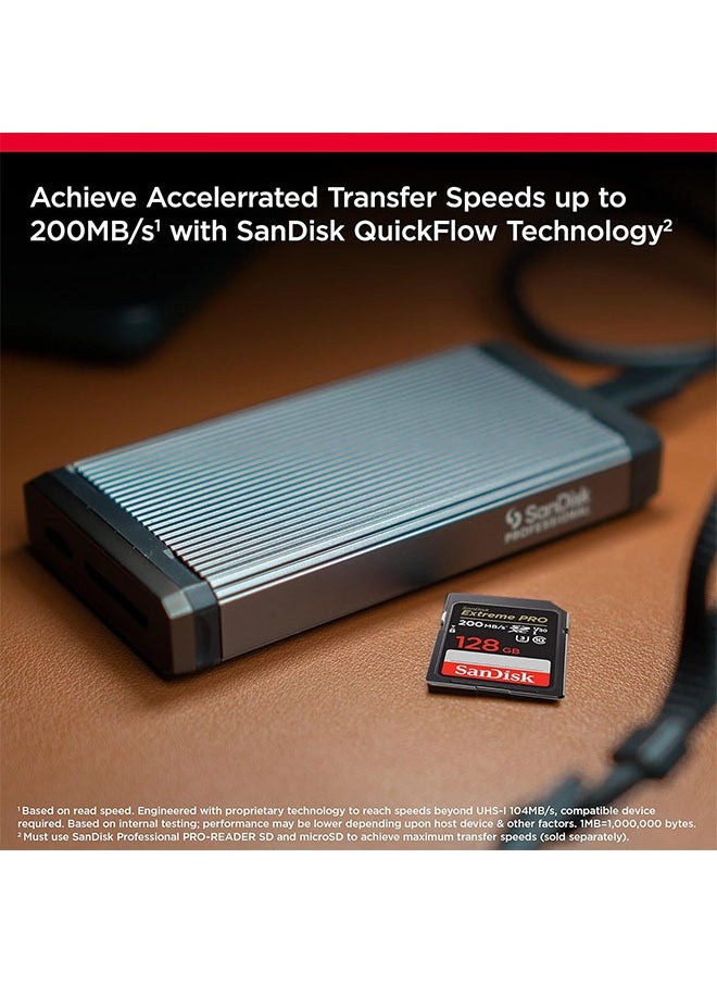 Generic Memory card 128GB memory card - up to 200 read speeds suitable for smartphones tablet - dark grey black  - Image 4