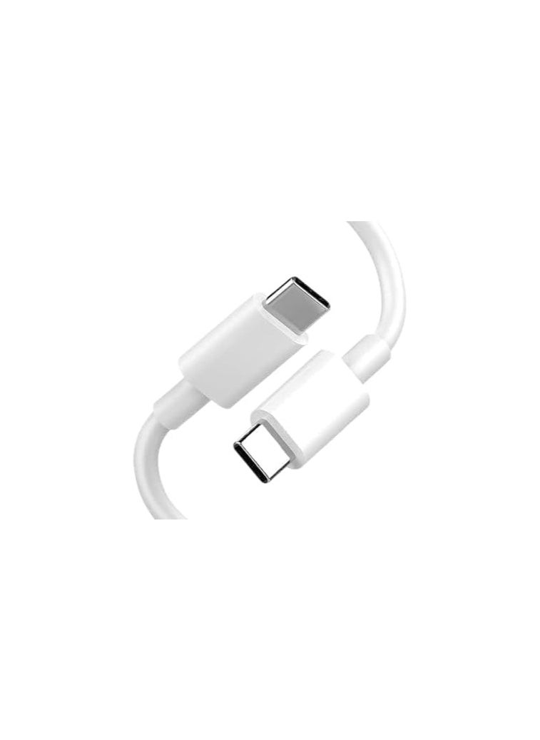 C to C Cable 1 Metre Length  Android Auto Cable USB C 3A Fast Charging and Data Sync USB C to USB C Charger Cable for Phones Power Banks Laptops Type C (USB C to USB C Cable)  - Image 3