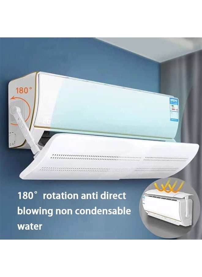 Arabest Universal Air Conditioner Wind Deflector Anti Direct Blowing Wind Deflector Retractable Wall Mounted Cold Air Outlet Wind Deflector Wind Shield  - Image 1