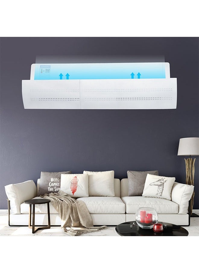 Arabest Universal Air Conditioner Wind Deflector Anti Direct Blowing Wind Deflector Retractable Wall Mounted Cold Air Outlet Wind Deflector Wind Shield  - Image 4