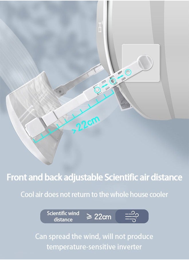 Arabest Universal Air Conditioner Wind Deflector Anti Direct Blowing Wind Deflector Retractable Wall Mounted Cold Air Outlet Wind Deflector Wind Shield  - Image 5