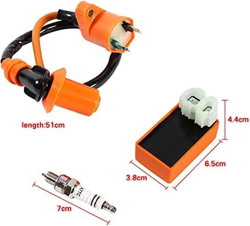 Wivplex Ignition Coil and Spark Plug Kit for GY6 Engines - Image 5