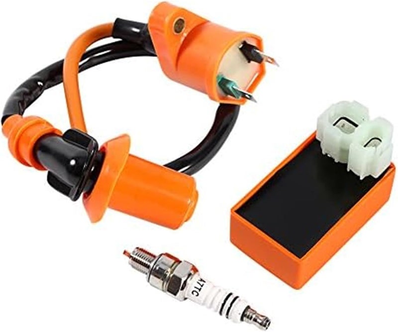 Wivplex Ignition Coil and Spark Plug Kit for GY6 Engines - Image 1
