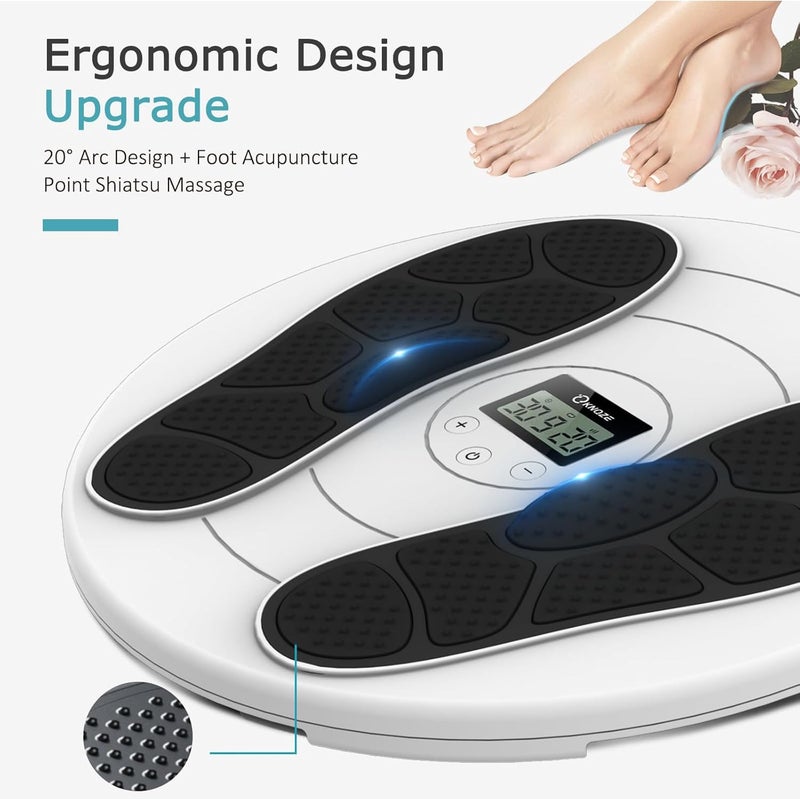 KNQZE مدلك القدم لاعتلال الأعصاب TENS EMS منبه القدم للدورة الدموية 10 أوضاع 20 شدة تحكم عن بعد لاسلكي تخفيف ألم اعتلال الأعصاب للقدمين التهاب اللفافة الأخمصية هدايا للأم والأب - Image 4