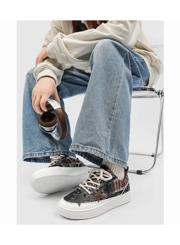KUYING New Thick Sole Elevated Board Shoes  - Image 4