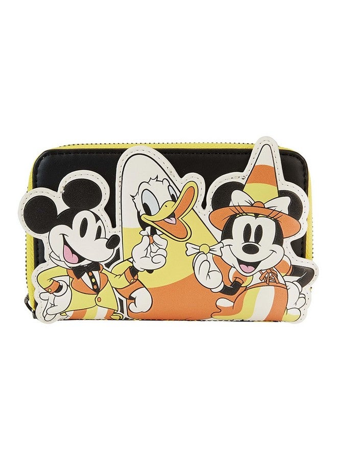 Loungefly Disney Mickey And Friends Candy Corn Zip Around Wallet - Image 1