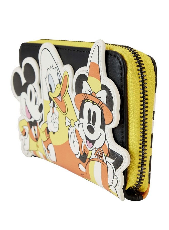 Loungefly Disney Mickey And Friends Candy Corn Zip Around Wallet - Image 3