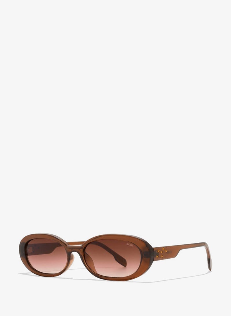 Blackout Women's DORIS Sunglasses - Lens Size: 53 mm - Brown - Image 3