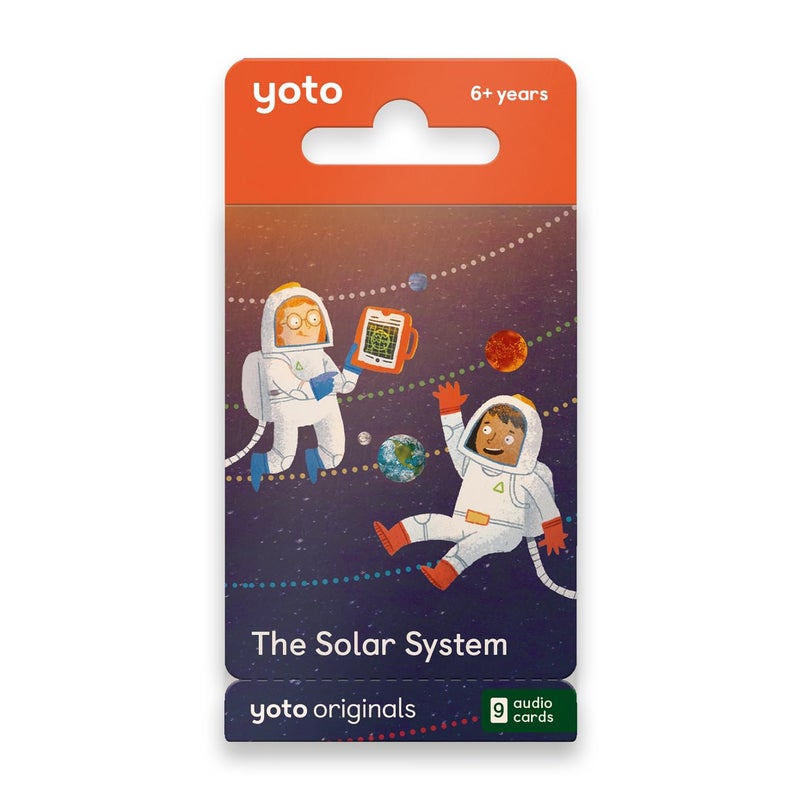 YOTO يوتو النظام الشمسي – 9 بطاقات كتاب صوتي للأطفال للاستخدام مع جهاز التشغيل و جهاز الصوت المتكامل الصغير، استماع تعليمي بدون شاشة مع قصص ممتعة للتعلم و اختبارات تفاعلية، للأعمار 6 سنوات فما فوق - Image 1