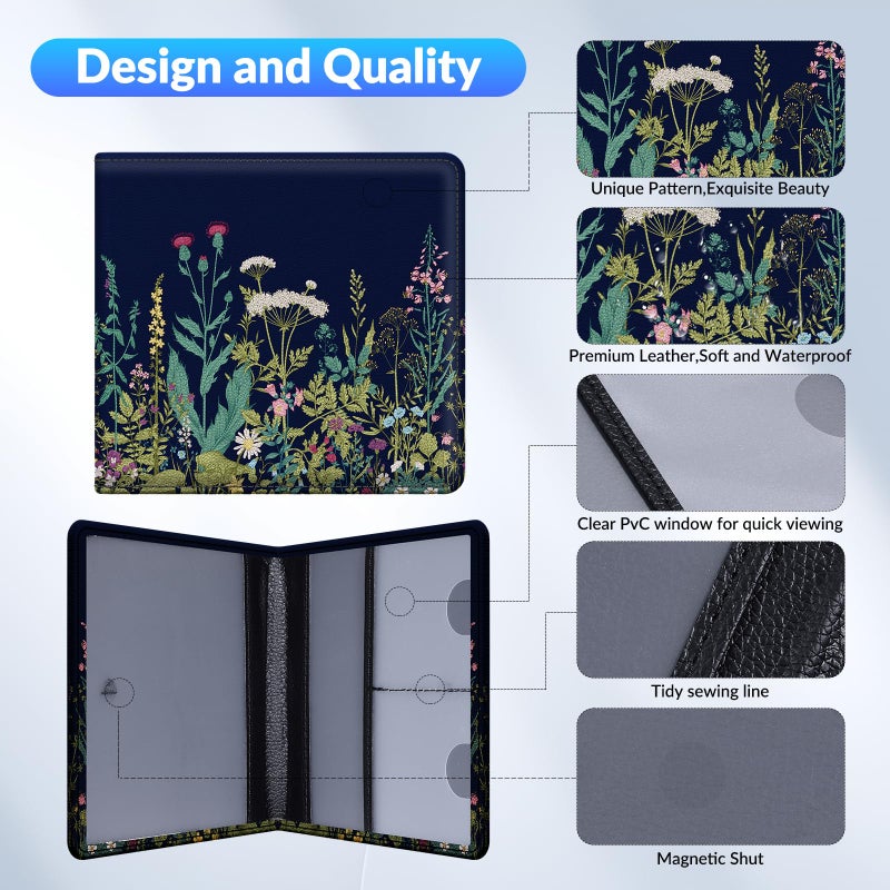 Pisypox Car Registration and Insurance Card Holderï¼ŒVehicle Glove Box Car Organizerï¼ŒAccessories Case for Storing Driving Licences, Cards, Documents - Image 5