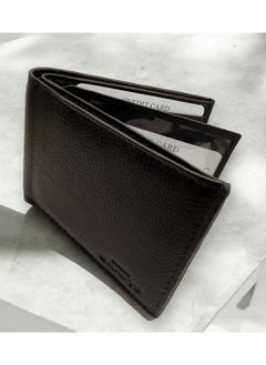 MARIO DRAFTS Mario Drafts Genuine Leather Bifold Wallet for Men, Brown  - Image 4