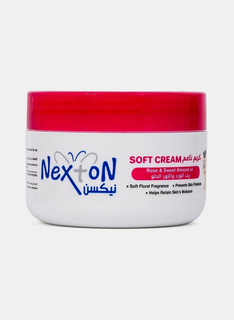 Nexton Baby Soft Cream Rose & Sweet Almond 125ML - Image 1