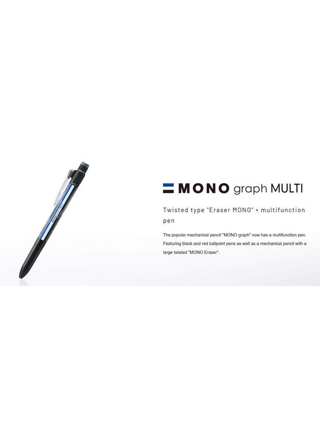 Tombow Mono Graph Multi 2 Color 0.5Mm Ballpoint Pen + 0.5Mm Mechanical Pencilblue (Cpa161D) - Image 5