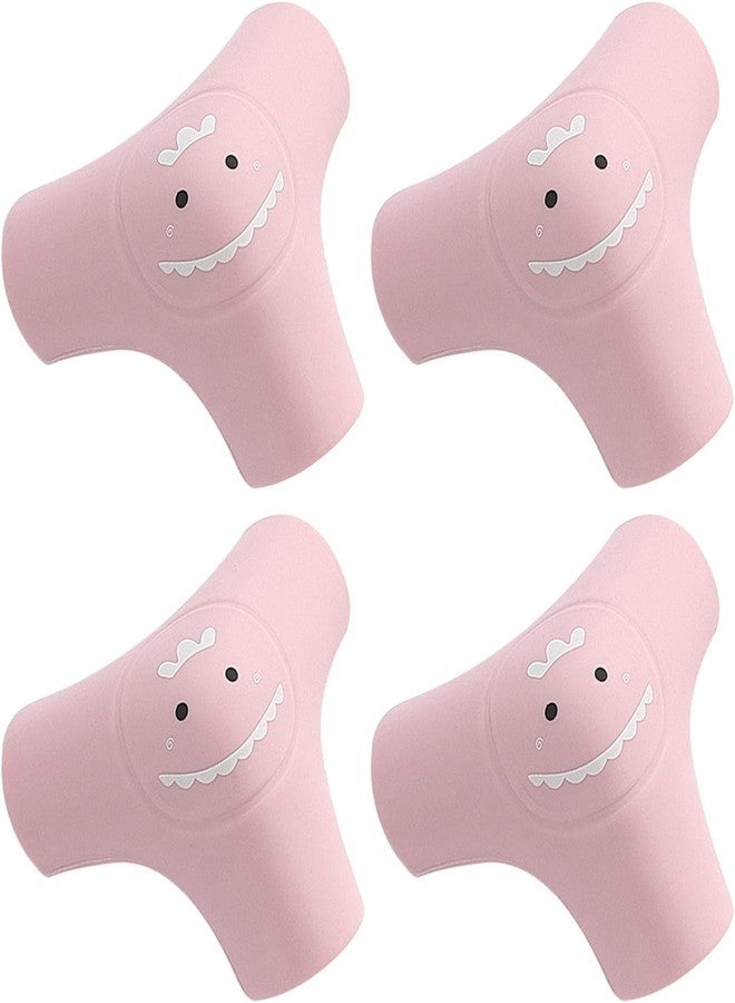 Trifecta Corner Protector Baby, Corner Protectors, Baby Proof Corners and Edges, Cat Paw Protector Guards for Baby, Soft & Safety Bumpers Corner Protectors for Furniture & Table Edges (4, Pink) - Image 1