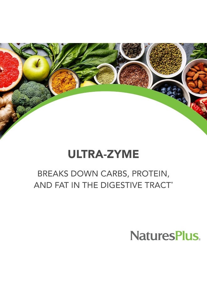 Nature's Plus - Nature's Plus Maximum Strength, Ultra-Zyme, 90 Tablets - Image 1