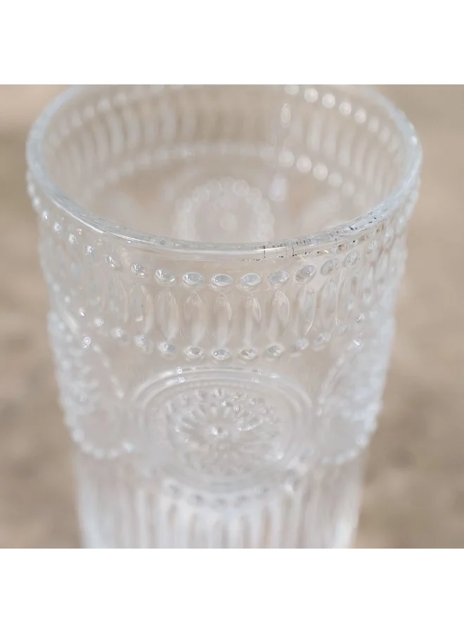 DANUBE HOME Danube Home Minetta 6-Piece Tumbler Glass Set - 380ml | Premium Glassware for Scotch, Whisky & Wine | Elegant On-the-Rocks Tumblers for Home & Parties