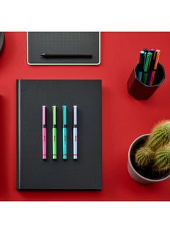 Rotring Rotring Liner Fineliner Pens 0.4 mm Colouring Pens for Writing & Drawing Plastic-Free Packaging Assorted Fun Colours 4 Count  - Image 4