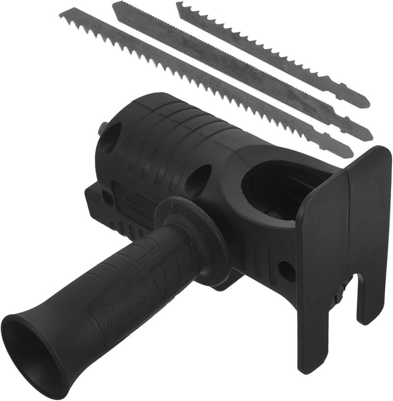 محول منشار ترددي للدريل الكهربائي مع مشبك تحرير سريع ومقبض قابل للفصل لقطع الخشب وPVC - Image 2