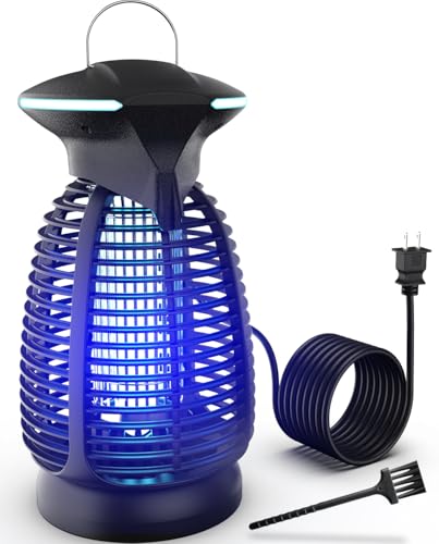 Dovima Bug Zapper Outdoor for Mosquito Flies - Waterproof Insect Killer Trap Lamp Electric 4200V Powerful Bug Zappers Indoor with LED Light for Patio Porch Garage Backyard & Home - Image 1