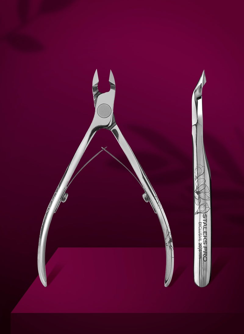STALEKS PRO Professional Cuticle Nippers - EXCLUSIVE 20 | 5 mm (magnolia) - Image 1