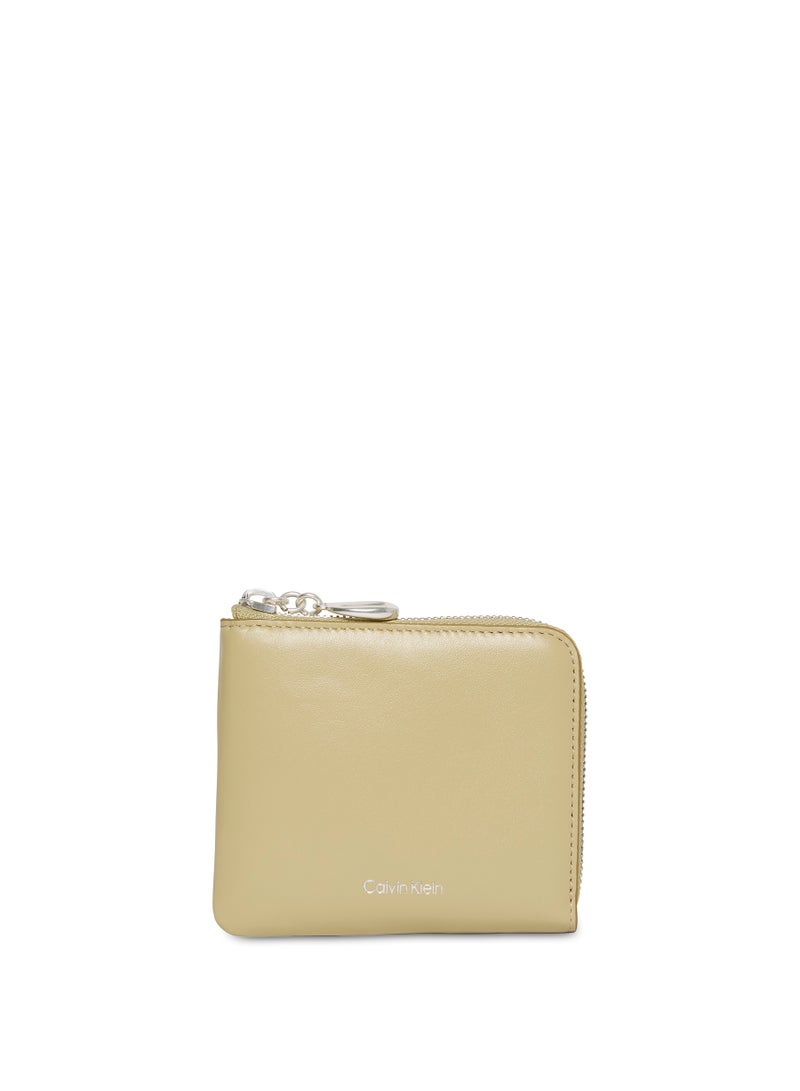 CALVIN KLEIN Leather Zip Wallet - Image 1
