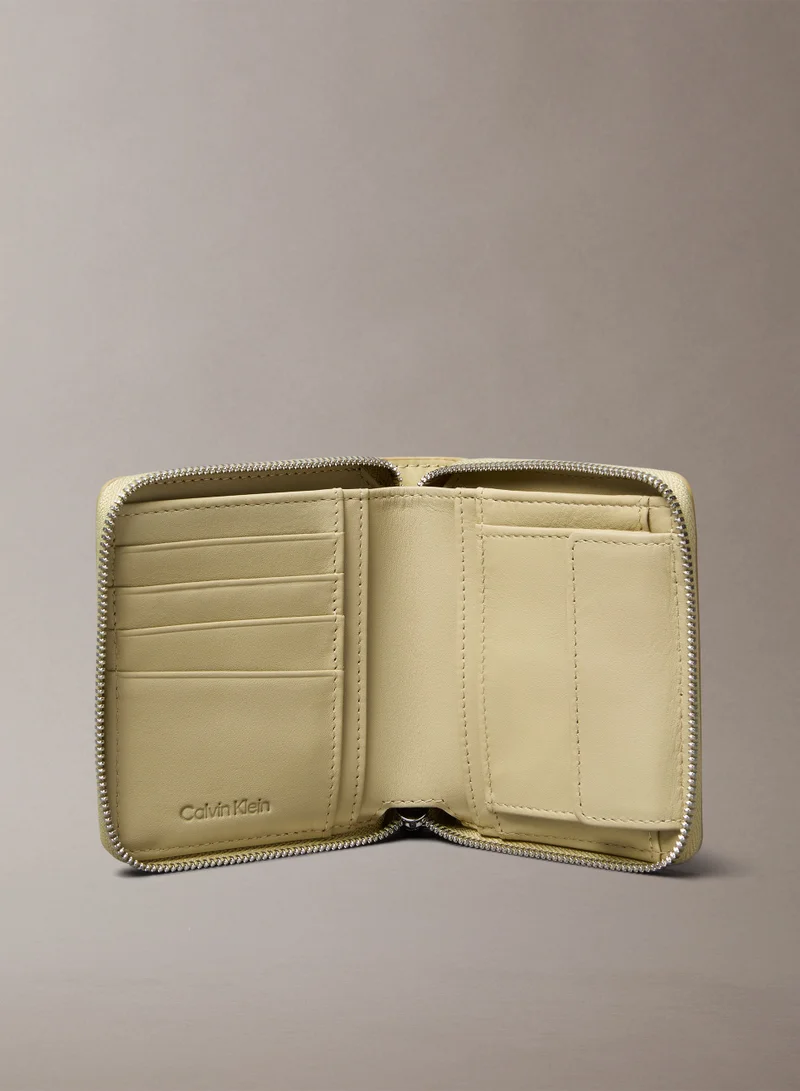 CALVIN KLEIN Leather Zip Wallet