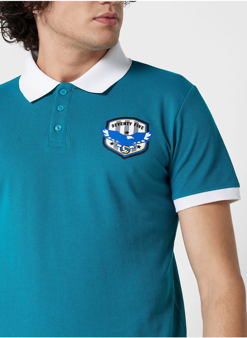 Seventy Five Varsity Polo W. Patch