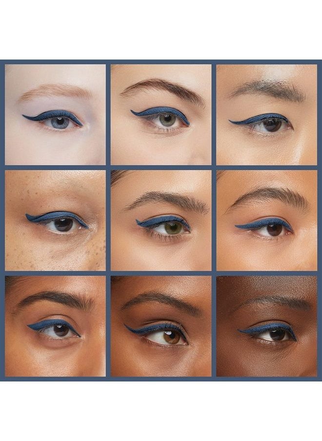 stila Stay All Day Waterproof Liquid Eye Liner, Midnight (Deep Blue) 