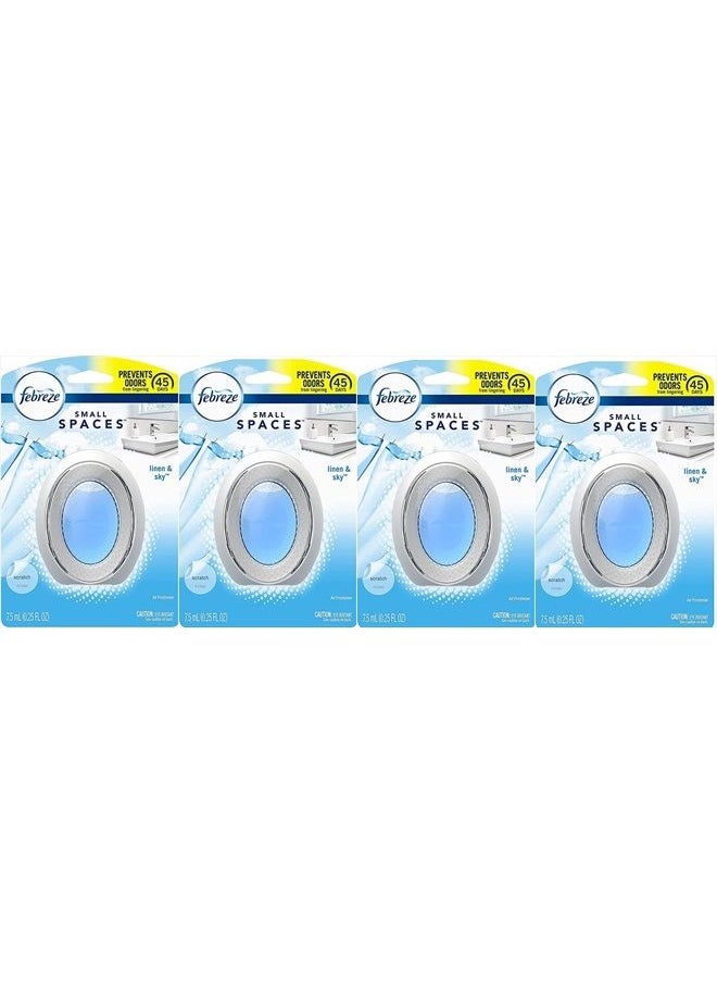 febreze - Small Spaces Air Freshener - Linen & Sky (Pack of 4) - Image 1
