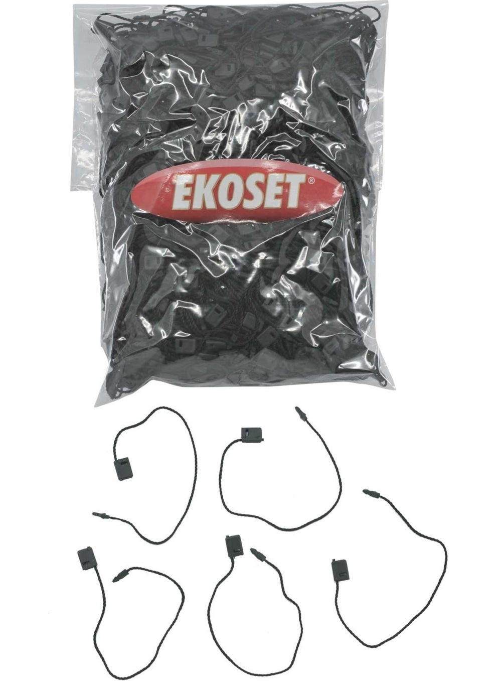Ekoset Lockable Tag Rope Black 1000 Pieces  - Image 3